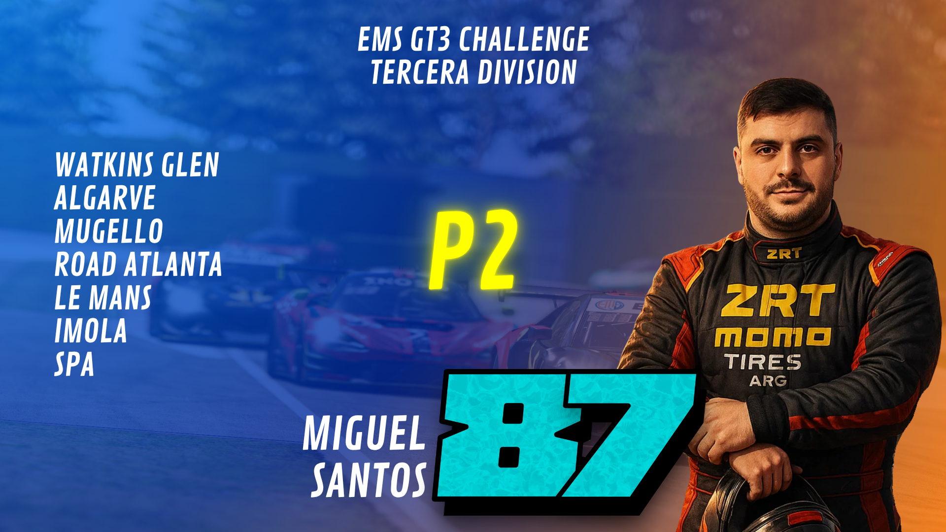 Imagen de EMS GT3 S1 - Miguel Santos