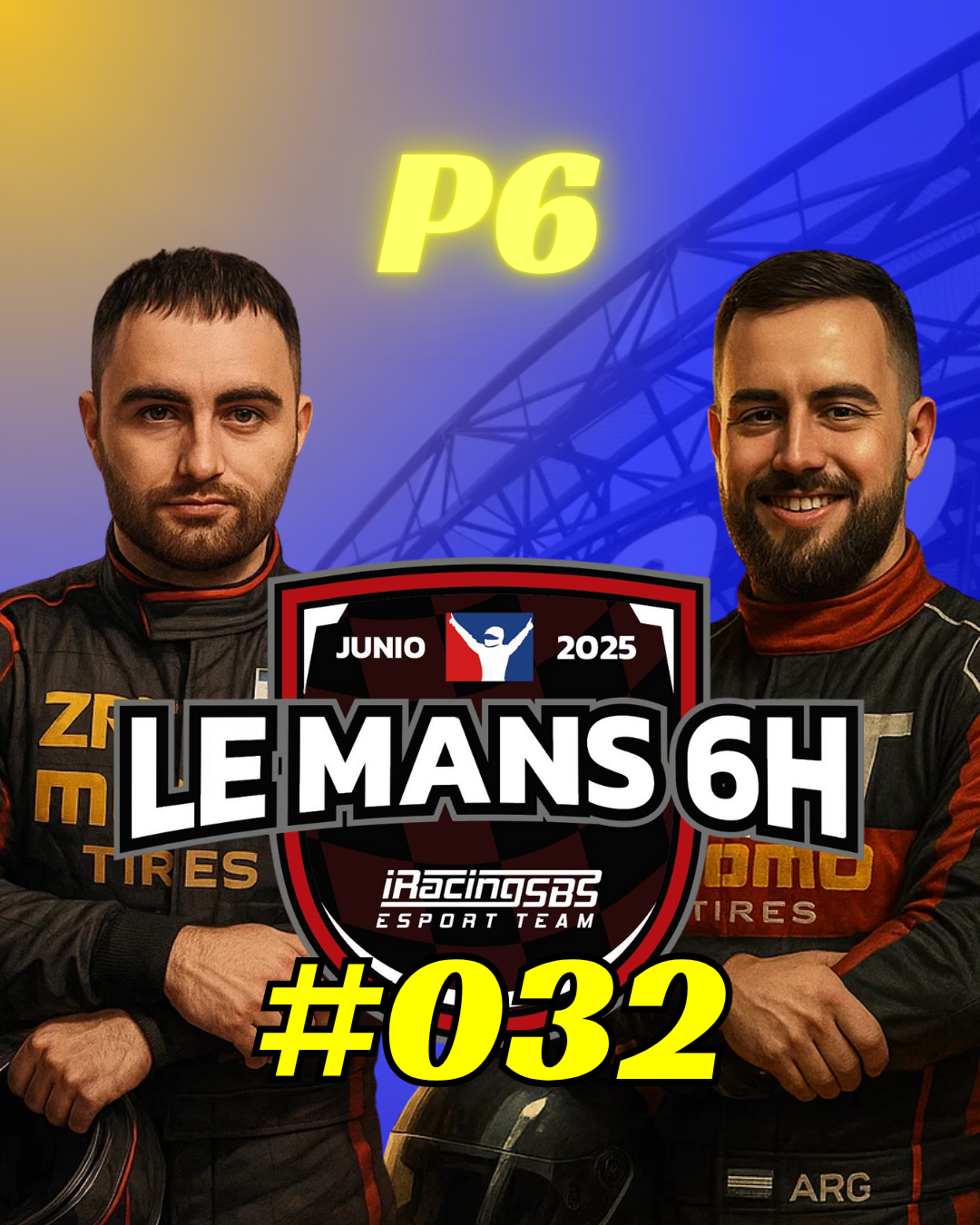 Portada del evento iRacingSBS Le Mans 6h #032